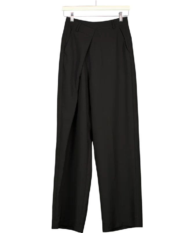  Women's Athletic ApparelBayse Black Straight Leg Trousers UK 6