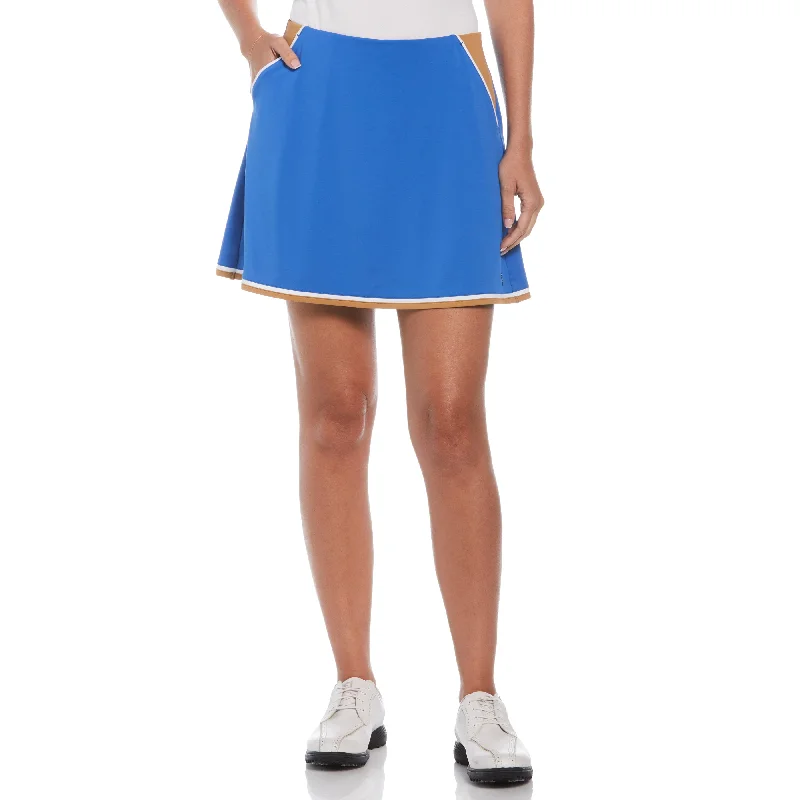  Women's Formal Event OutfitWomen's Color Block Flounce Skort