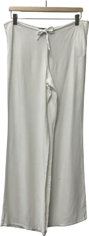  Timeless Elegance SaleUrban Outfitters White Linen Hazel Trousers UK S