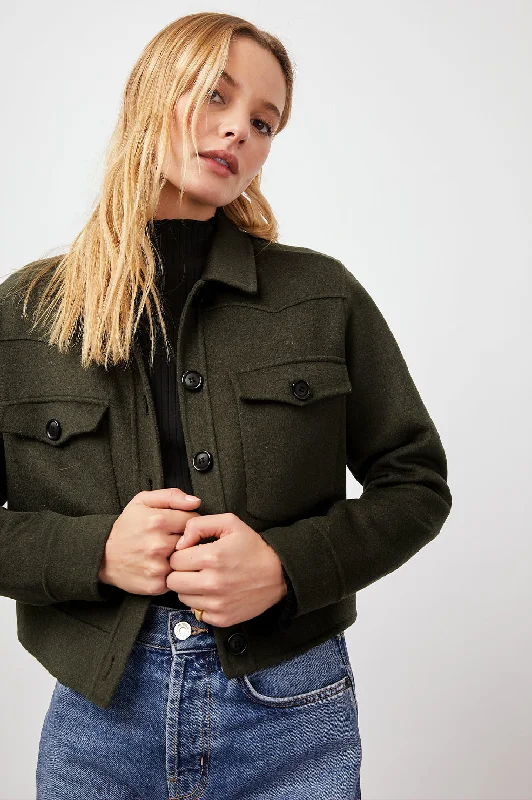  Comfortable Garments For WomenEASTON JACKET - OLIVE