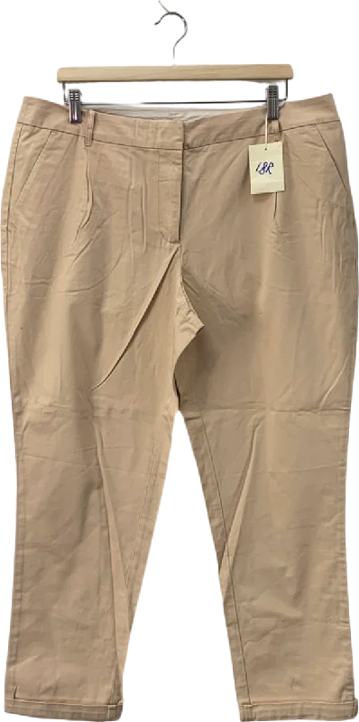  Women's Professional ClothesBoden Beige Casual Trousers UK 18R