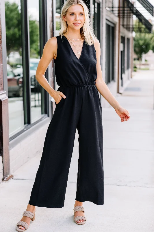  Elegant Fashion OffersKeep You Close Black Jumpsuit