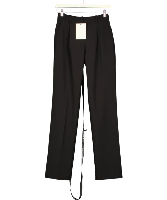  Women's Chic ApparelBoldly Love Yourself Black Classic Trousers UK 6