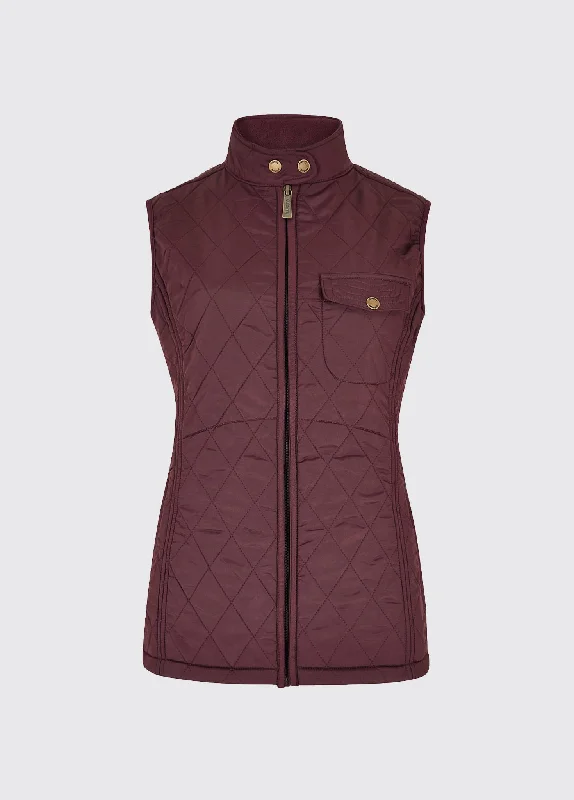  Women's ApparelRathdown Quilted Gilet - Currant