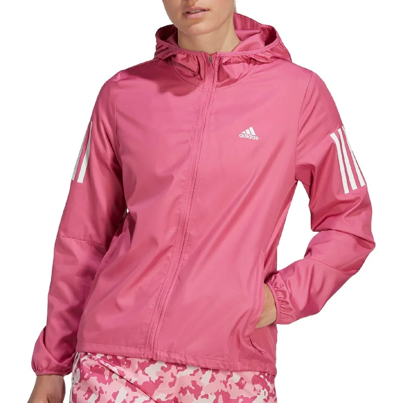  Classic Women's Appareladidas Own The Run Windbreaker Womens Running Jacket - Pink