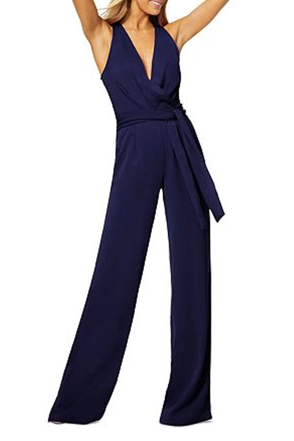  Women's Elegant ClothesTaylor Jumpsuit - Spring Navy