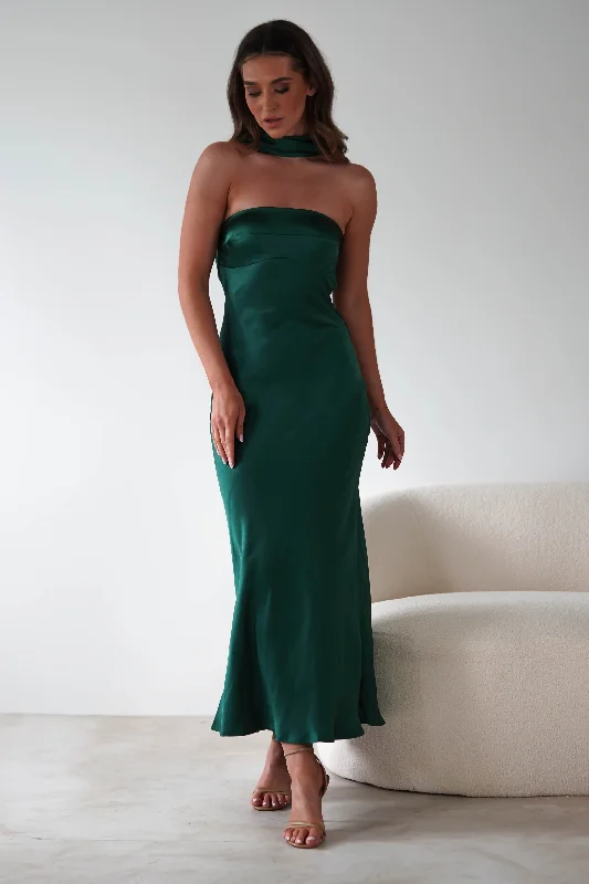  Formal Clothing For WomenAlice Soft Satin Maxi Dress | Emerald Green