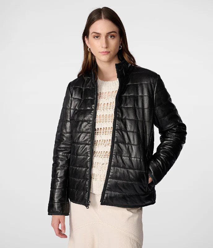  Limited TimeKatrina Leather Packable Puffer Jacket