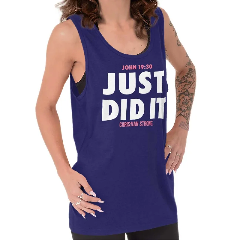  Trendy Looks On SaleJust did It Tank Top