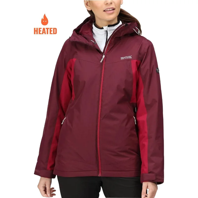  Women's Clothing Apparel SetsRegatta Voltera Protect II Womens Waterproof Heated Jacket - Red