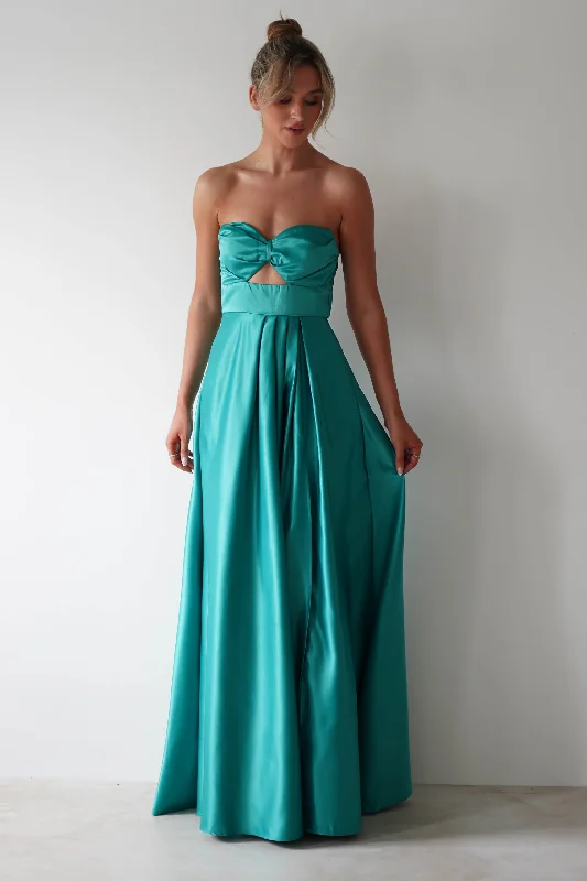  Charming Women's GarmentsAva Strapless Maxi Dress | Green