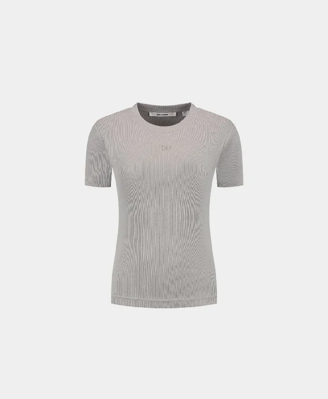  Casual Clothes For WomenWet Weather Unit Rib Fitted T-Shirt