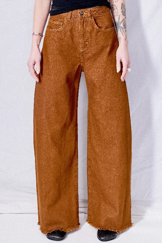  Stylish DealsBrown Denim Boyfriend Trousers