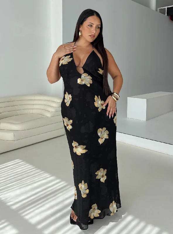  Luxury Women's ClothesYasminn Maxi Dress Multi Curve