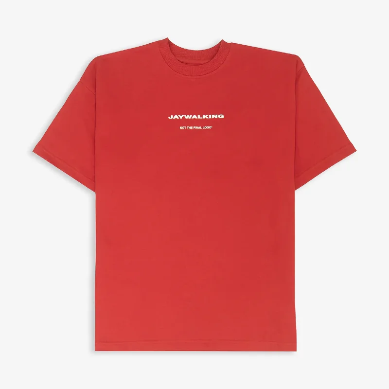  Comfortable Lounge ClothingJAYWALKING | BASICS T-SHIRT { RED