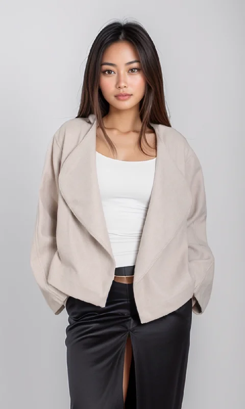  Hot ItemsWomen Tied Short Jacket (Beige)