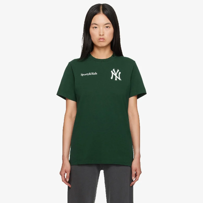  Sustainable Fashion Clothing For WomenSPORTY & RICH | CHAMPIONS T-SHIRT { GREEN