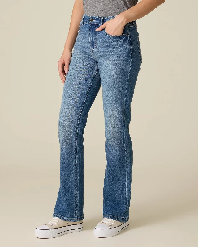  Women's Formal ApparelBELLA MID-RISE BOOTCUT JEAN