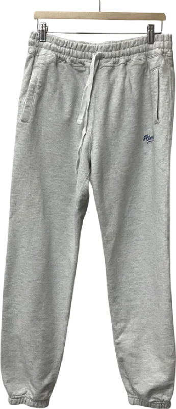  Women's High-Fashion GarmentsAimél leon dore Grey Logo Printed Joggers UK M