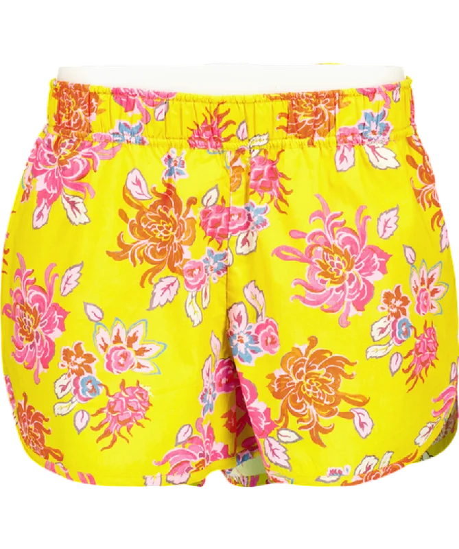  Women's Professional ApparelRhode Resort Yellow floral cotton Keith Short UK L