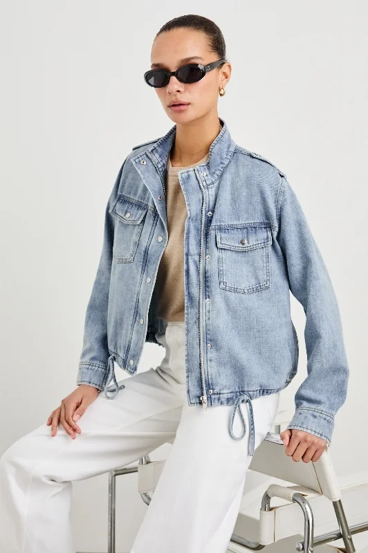  Women's Activewear GarmentsCOLLINS JACKET - FADED INDIGO