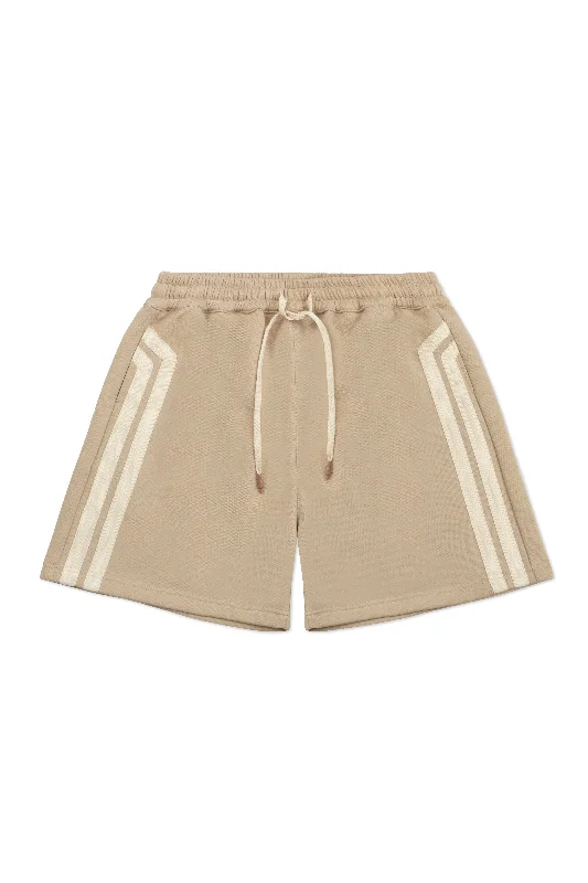  Formal Clothing For WomenSTRIPE SHORTS IN TAN