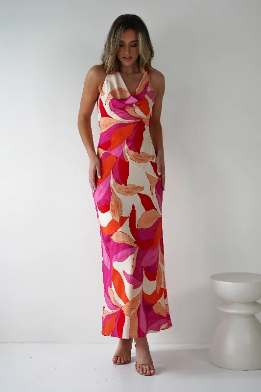  Women's Vintage GarmentsCher Printed Maxi Dress | Mixed Print