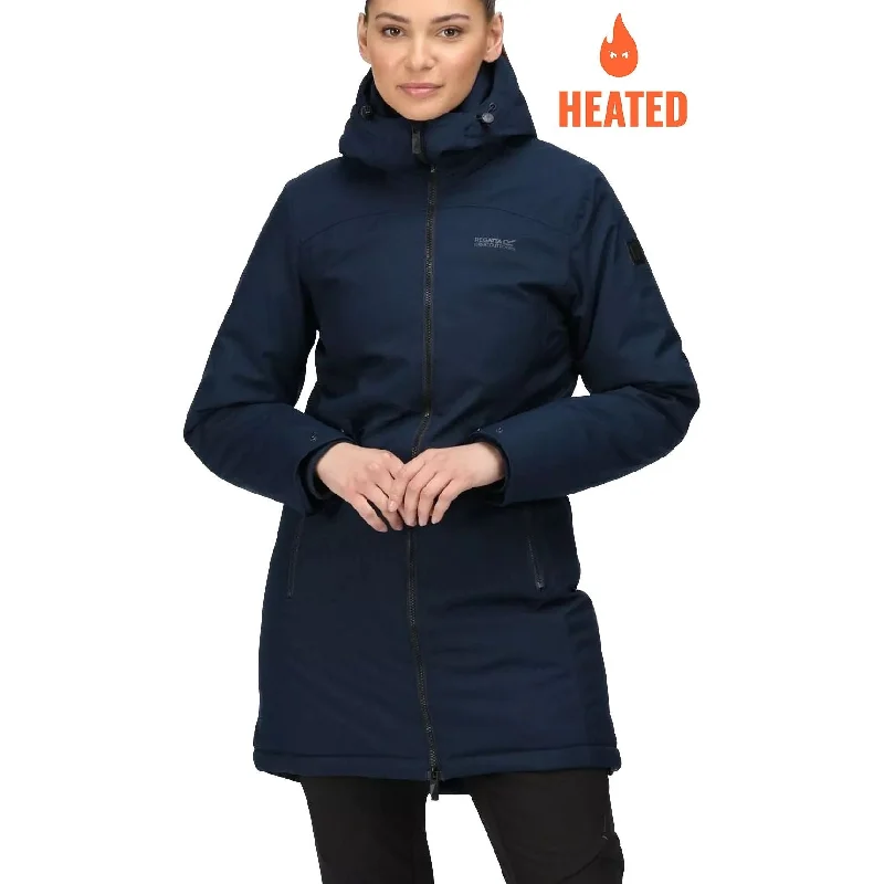  Women's Everyday ApparelRegatta Voltera III Waterproof Womens Heated Jacket - Navy