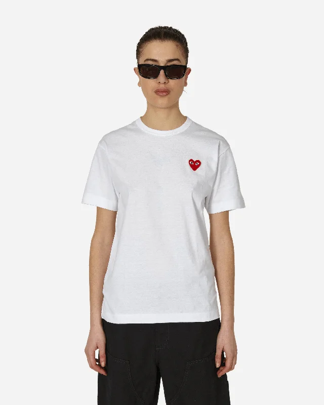  Crazy Price SlashingHeart T-Shirt White