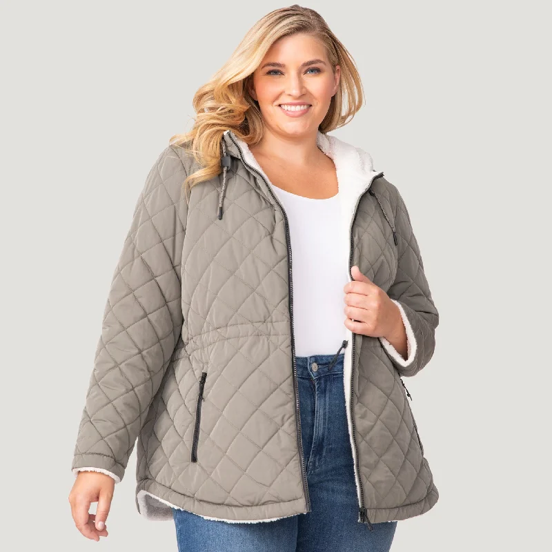  Women's ClothingWomen's Plus Size Switch It Up Cloud Lite Reversible Jacket