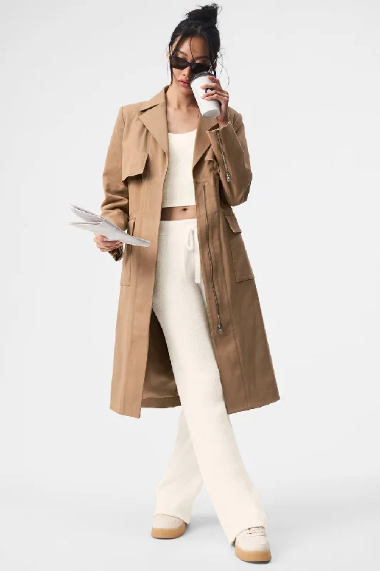  Women's Holiday AttireFormation Trench Coat - Toasted Almond