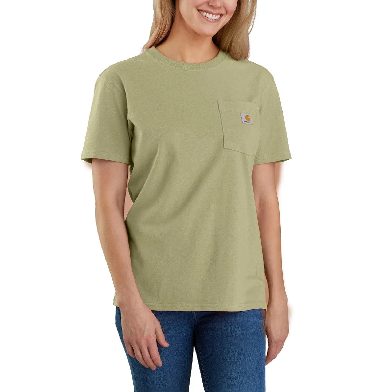  Classic Women's ApparelCarhartt Women's Short Sleeve Pocket T-Shirt_Dried Clay