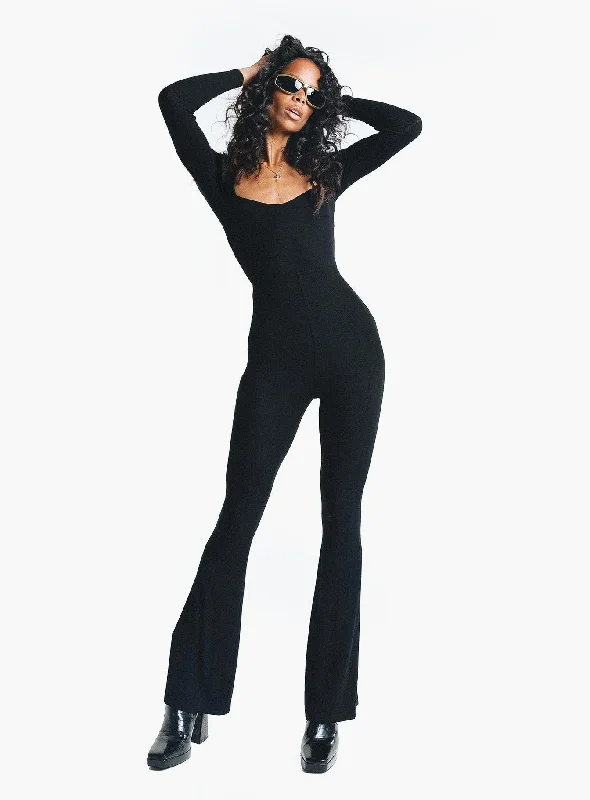  Women's Charming Outfit For EventsDevera Jumpsuit Black