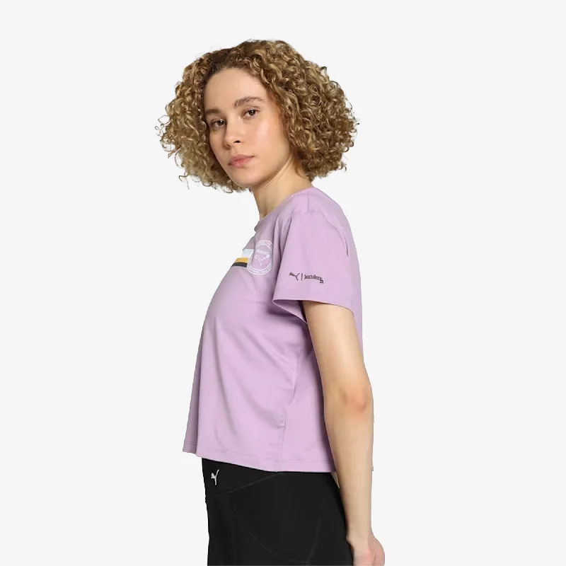  Insane Discount OnslaughtPuma | WMN'S X LEMLEM TRAINING T-SHIRT  { VIVID VIOLET