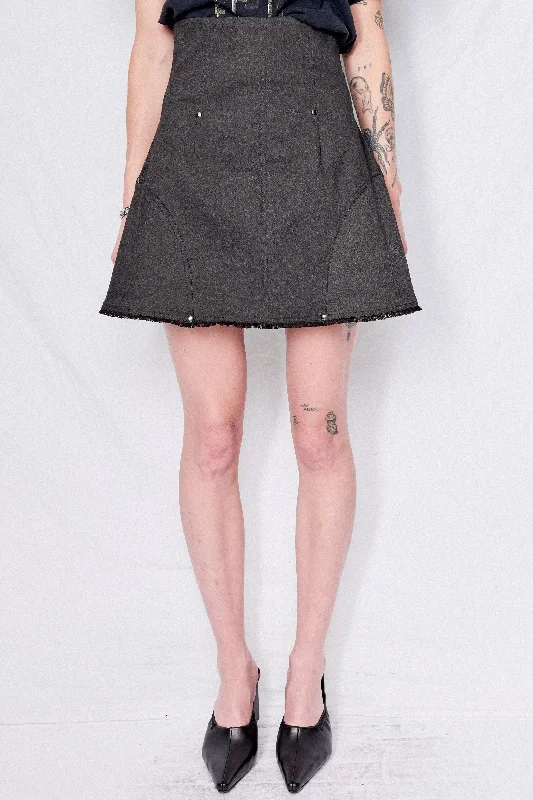  Women's Wardrobe ApparelOnyx Denim Mini Skirt