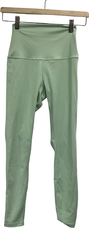  Women's Formal Event Attirewanderdoll Green Elevated Everyday Leggings UK XS