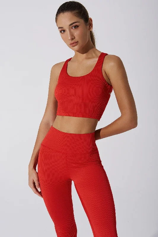  Timeless Elegance SaleNora Twisted Tank - Savvy Red