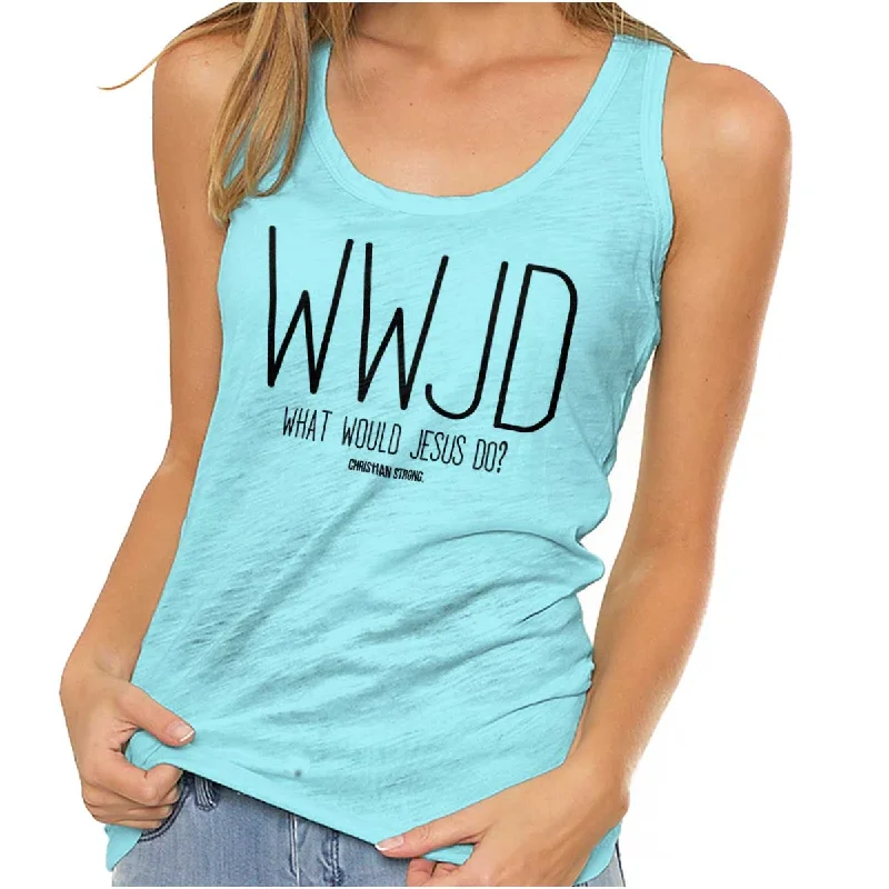  Women's Outdoor AttireWWJD Racerback Tank