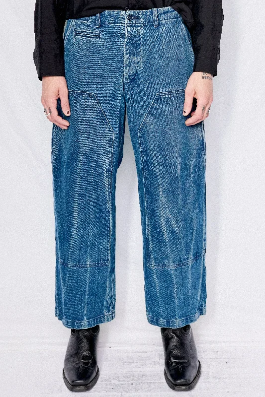  Women's Seasonal ClothesDark Indigo Denim Full Pant