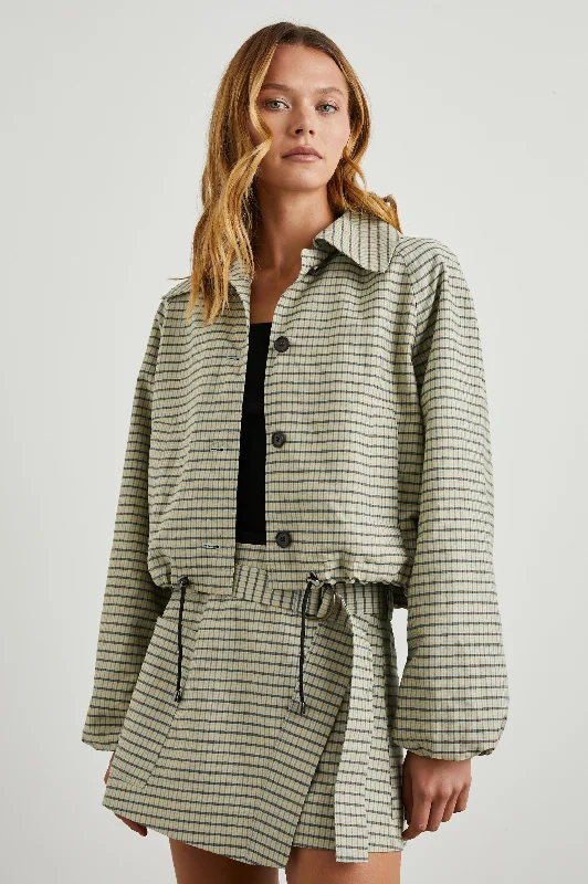  Women's Night-Out ClothesNORTH JACKET - SAGE MINI CHECK