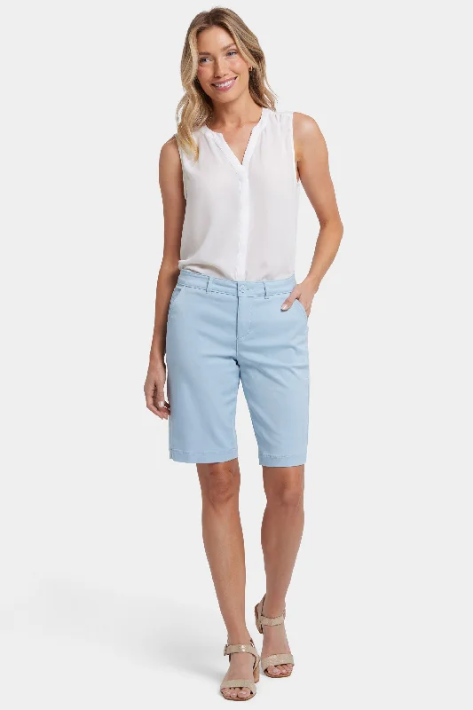  Women's Office AttireBermuda Shorts - Aquatic