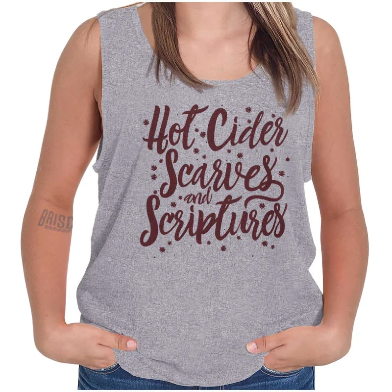  Quick Grab DealsCider Scarves Scriptures Tank Top