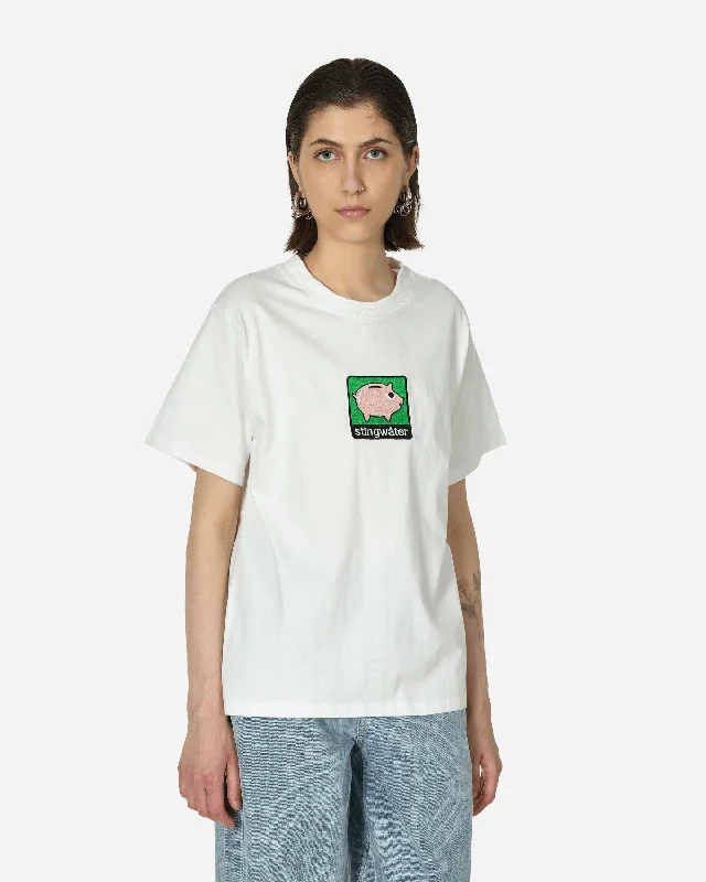  Winter Warehouse SalePiggy Bank T-Shirt White