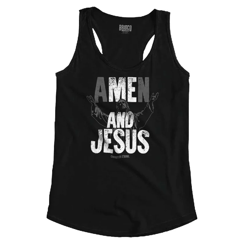  Women's Chic OutfitMe and Jesus Racerback