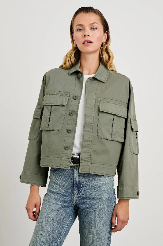  Women's Cozy Winter AttireMADISON JACKET - DARK OLIVE