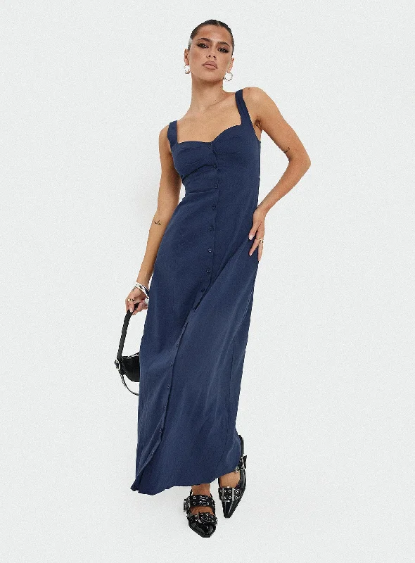  Women's High-End ClothingVaugn Maxi Dress Navy