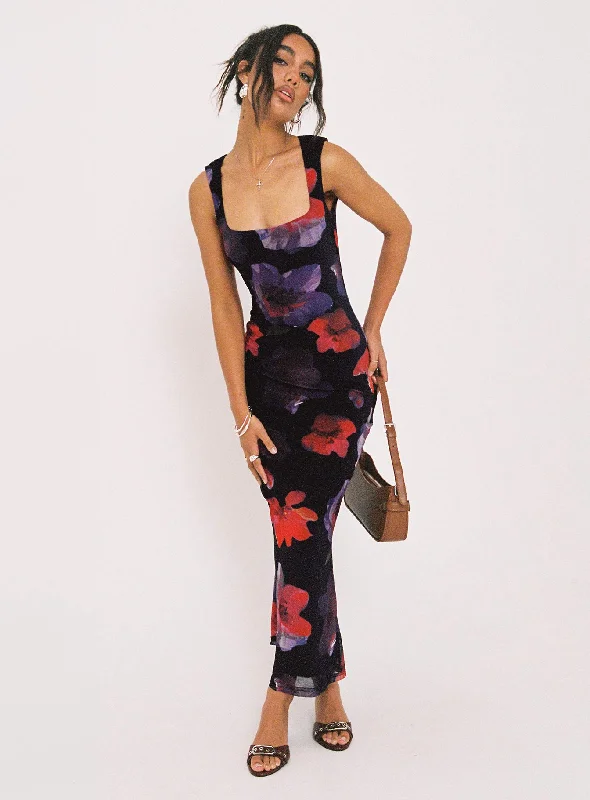  Women's Effortless Casual OutfitEviana Maxi Dress Floral