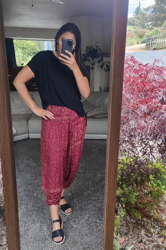  Stupidly Low PricesAladdin Pants/Jumpsuit - Wine Mandala