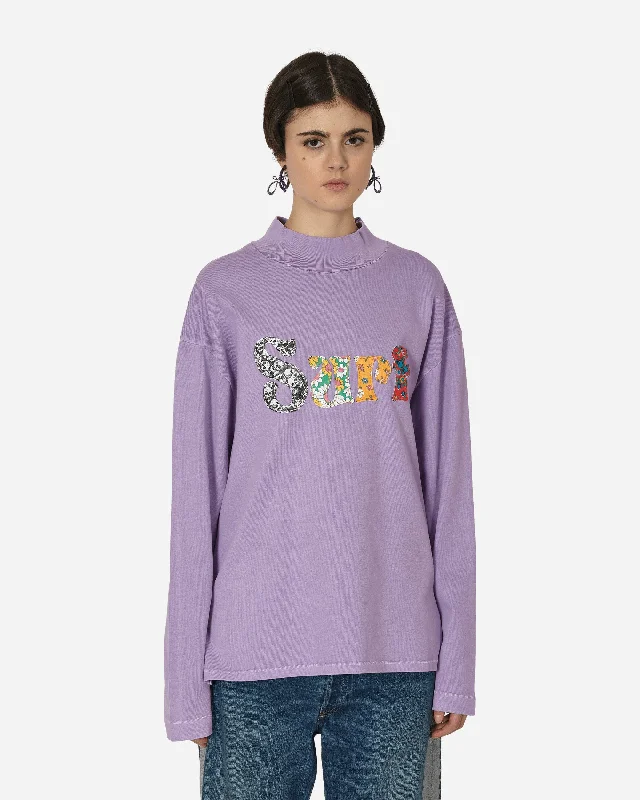  Step Ahead, Lead The TrendSurf Patch Longsleeve T-Shirt Purple