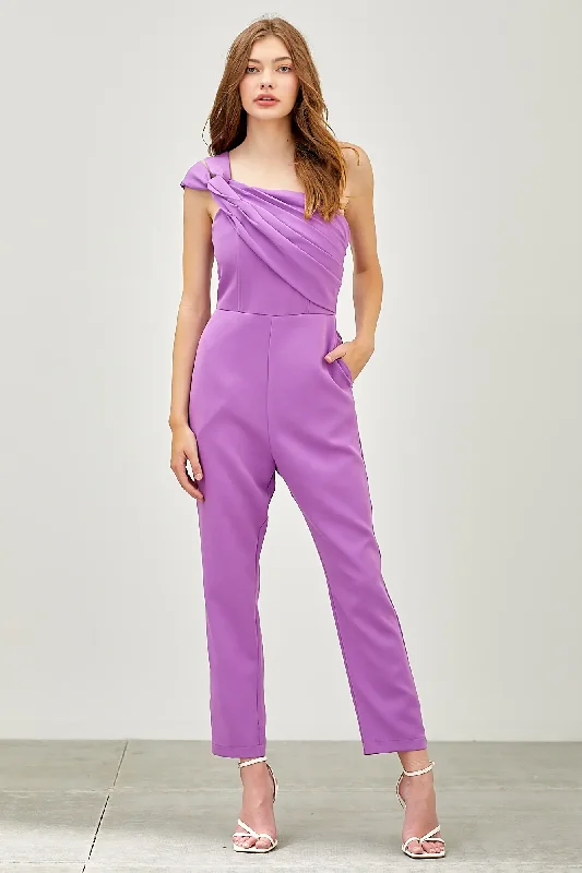  Hot Brand DiscountsDazzling Orchid One-Shoulder Jumpsuit